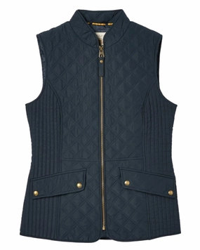 ReinforcedEdging Stretchable Fabric Joules Minx Showerproof Diamond Quilted Gilet