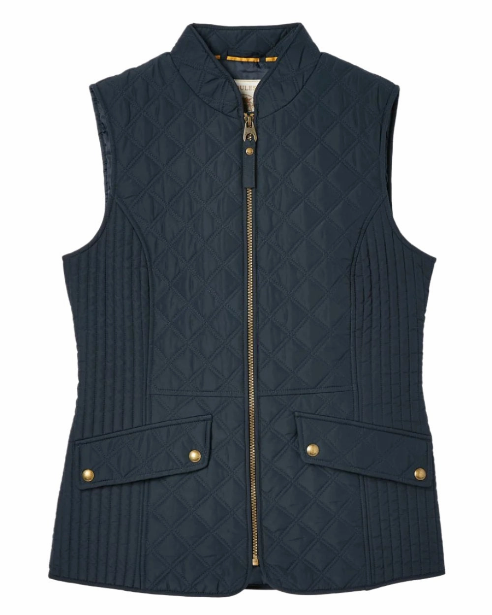 Joules Minx Showerproof Diamond Quilted Gilet Recycled Material Blend
