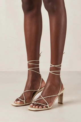 Neutral Colors Anti Fatigue ALOHAS | Bellini Heels - Ivory