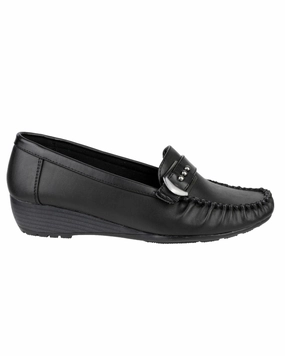 Shock Absorption Layer Mobile Steps Amblers Hula Womens Slip On Shoes