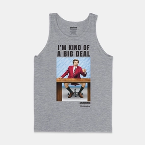 Professional Cut TaglessNecklineComfort ANCHORMAN BIG DEAL TANK