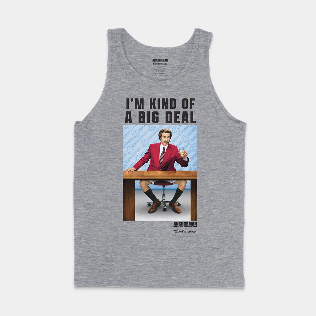 Professional Cut TaglessNecklineComfort ANCHORMAN BIG DEAL TANK