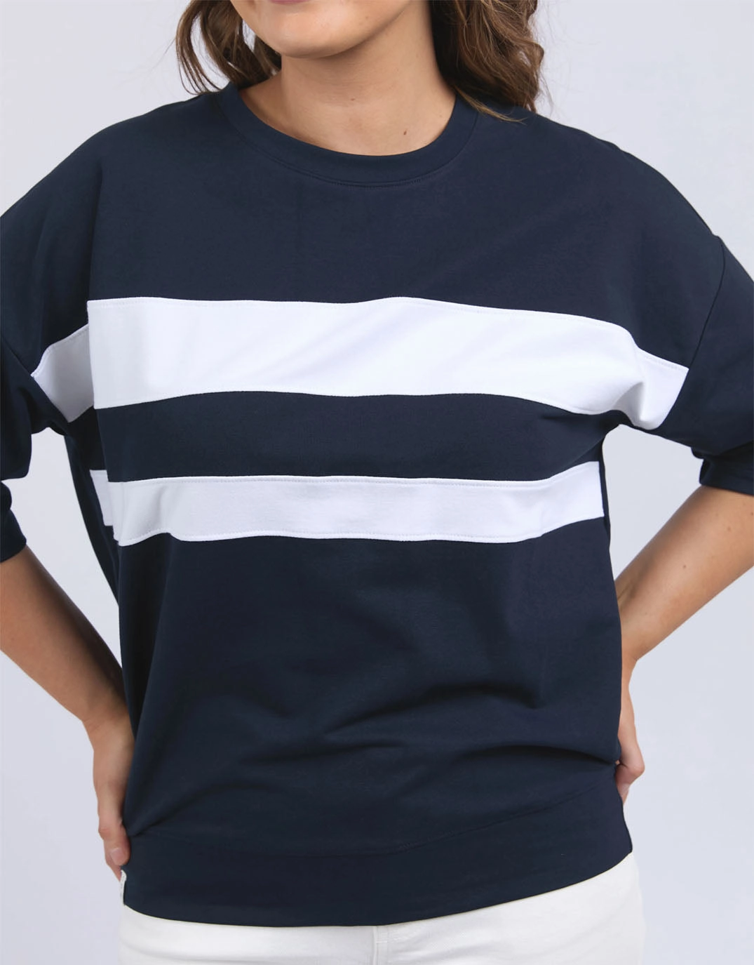 Thermal regulation Nico Sweat - Navy with White Panels