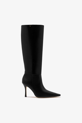 Carine Boot In Black Leather Neutral Pair