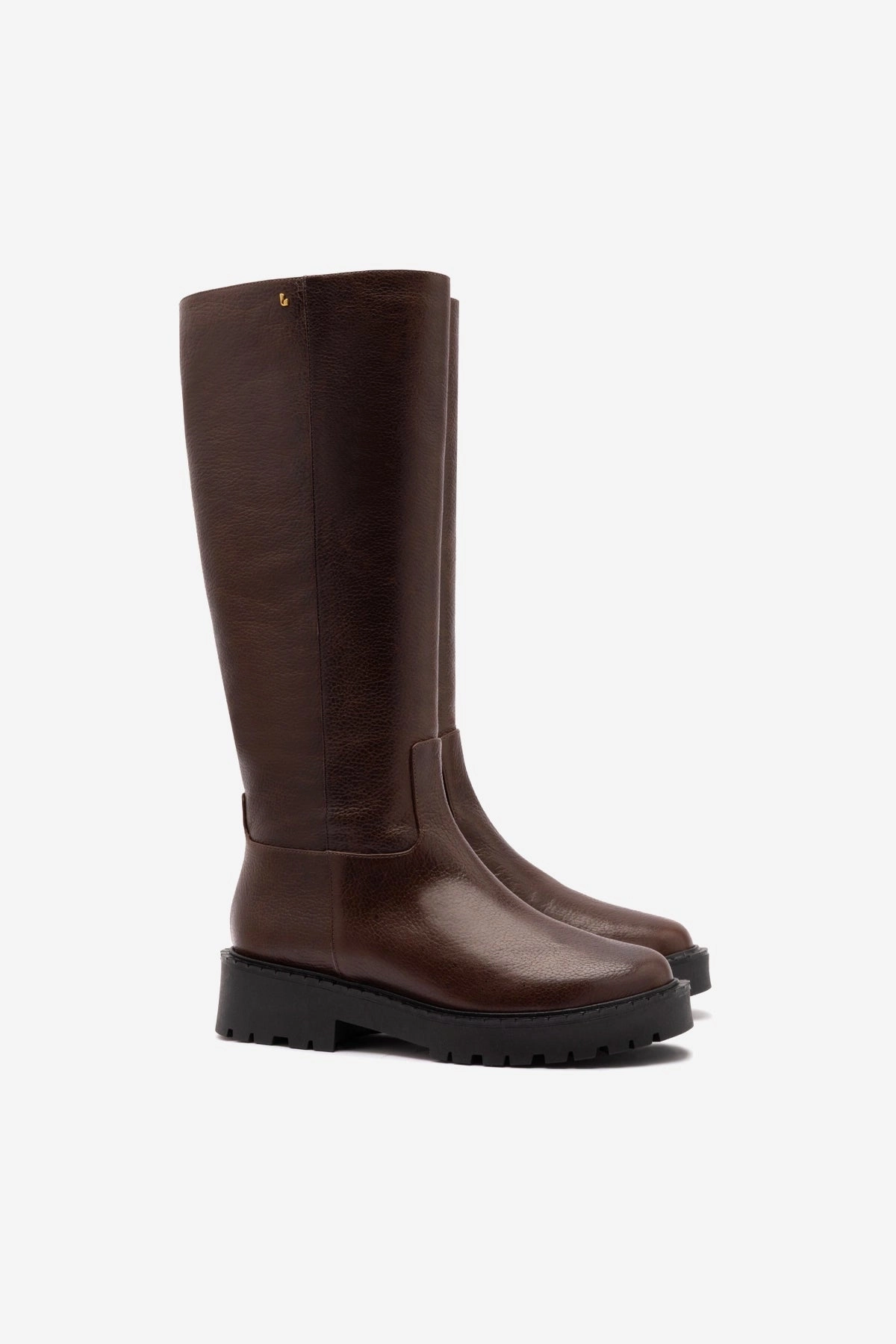Anne Lugsole Boot In Brown Leather Fresh Style Soft Step