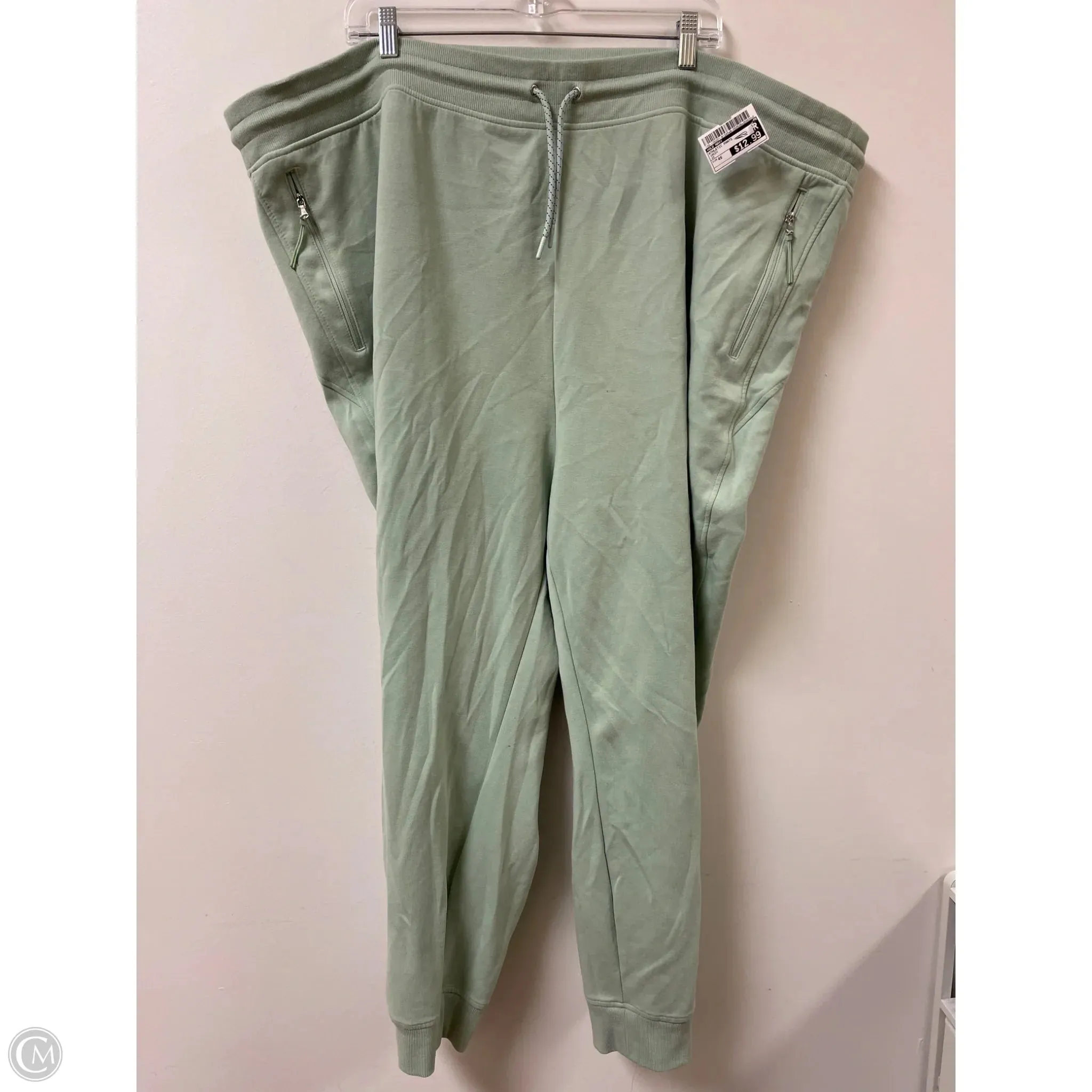 Athletic Pants By Old Navy In Green, Size: 4x Quality Material Comfy Feel