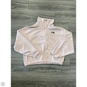 Athletic Jacket By The North Face In Pink, Size: Xl Simple Look Adjustable Waistband
