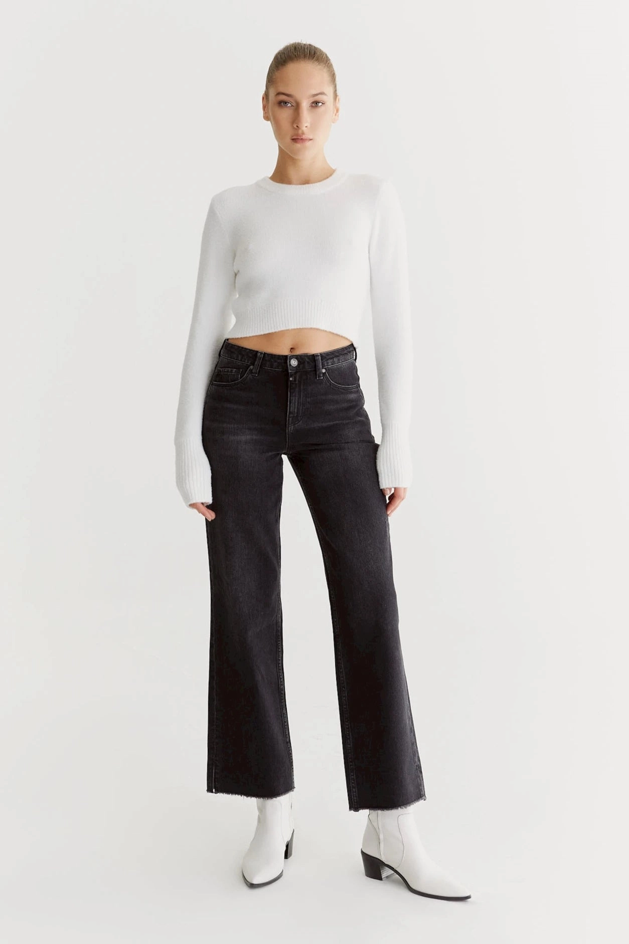 Essential Fit Sandra - Pant - Black Vintage - L30