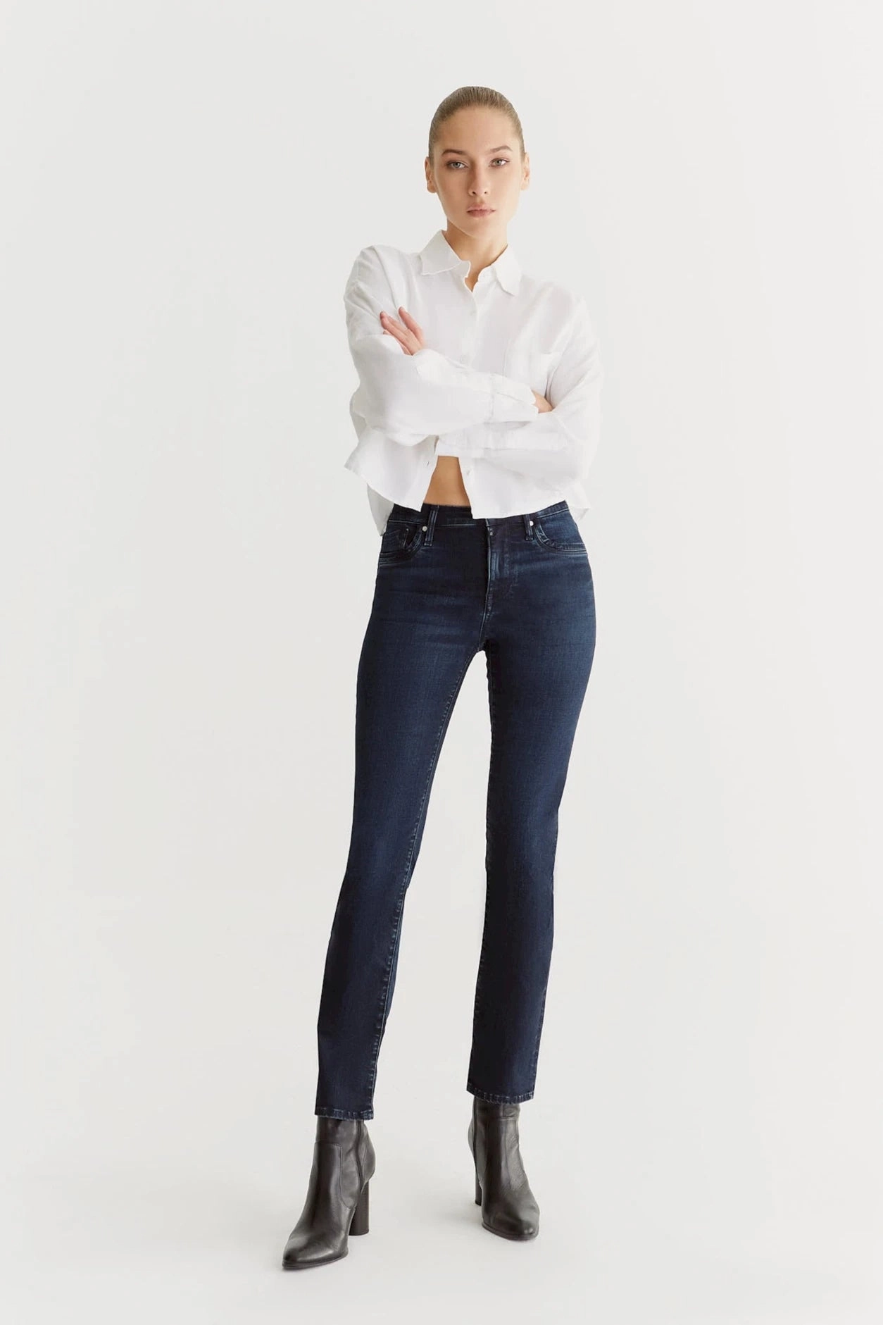Hannah Pant - Black Blue - L30 Flexible Seam