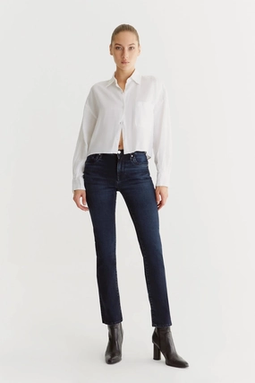 Hannah Pant - Black Blue - L30 Layered Look