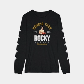 DoubleStitchedSeams ROCKY BOXING TOUR LONG SLEEVE SHIRT