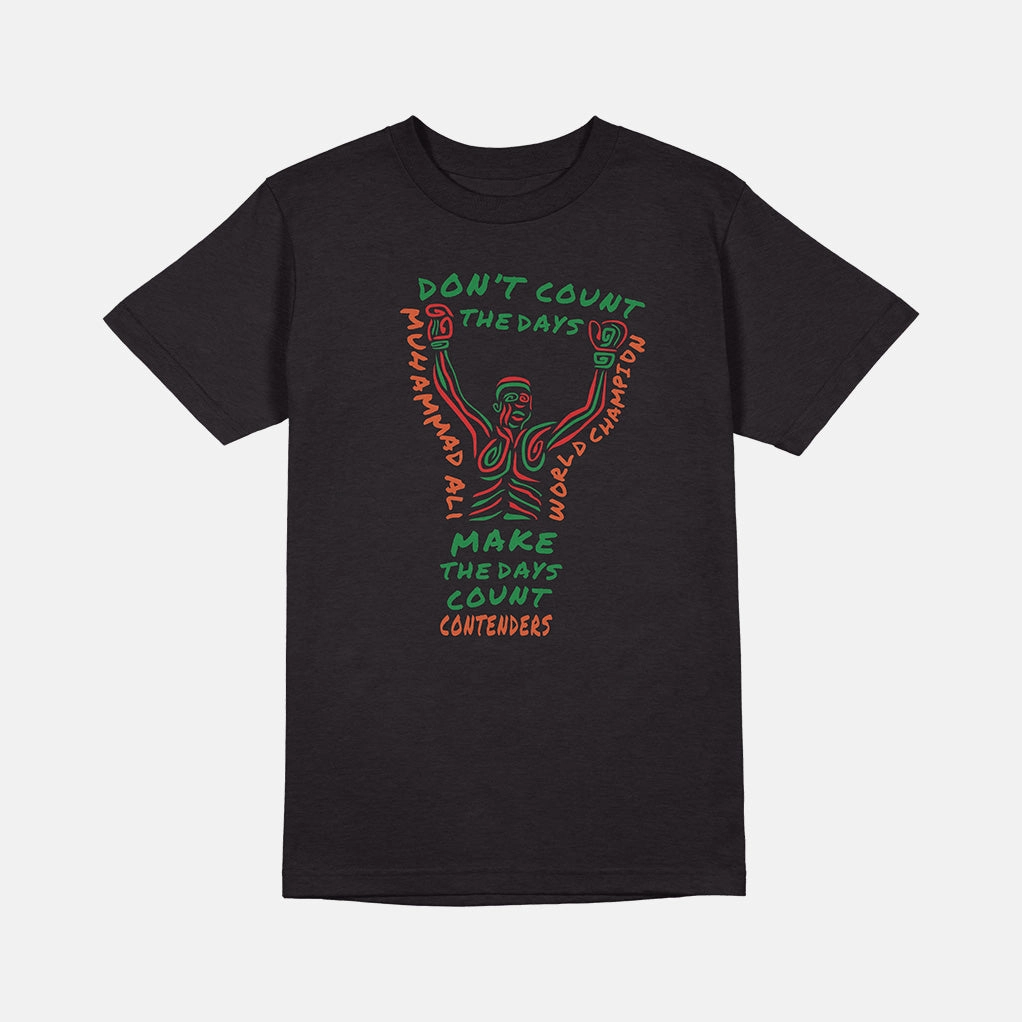 Sustainable Production Methods Thermal Insulation Tech MUHAMMAD ALI DAYS COUNT SHIRT