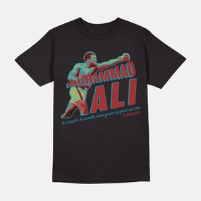 MUHAMMAD ALI HARD TO BE HUMBLE SHIRT Petal Sleeve Architecture Weighted Hem Design