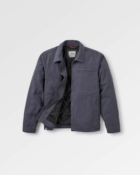 Taylor Quilted Jacket - Charcoal Multi Pocket Layout Scratch Resistant Zippers