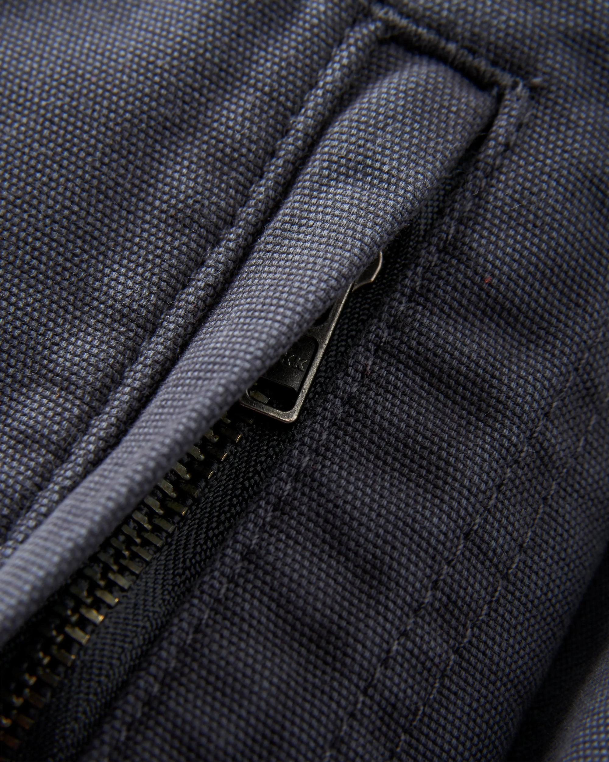 Taylor Quilted Jacket - Charcoal Easy Care Machine Washable Tagless Neckline Design