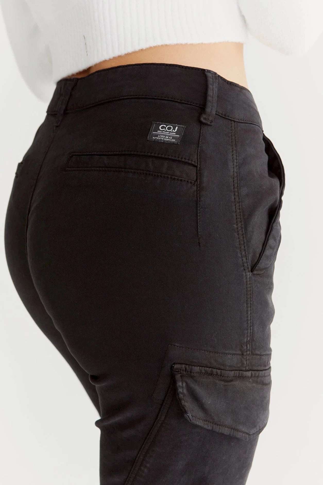 Breathable Stretch Wear Angel - Cargo Pant-Winter Black - L30