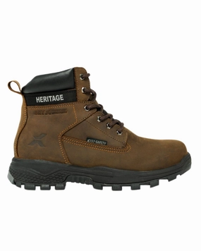 Xpert Mens Heritage Legend Waterproof Safety Boots Durable Shell Hiking Trails