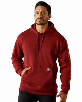 Microfiber Interior Staycation Essential Ariat Mens Rebar Graphic Hoodie