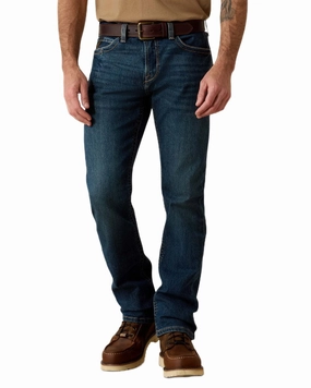 Active Outfit Pre Washed Denim Ariat Rebar M7 Slim DuraStretch Edge Stackable Straight Jeans
