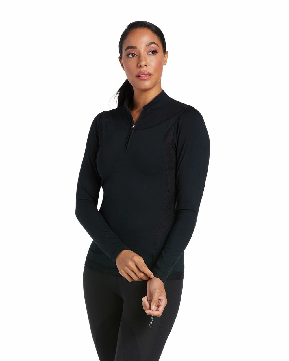 Gloves Bracelet Ariat Womens Ascent 1/4 Zip Base Layer