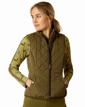 Ariat Womens Ashley 2.0 Insulated Vest Lightweight Windbreaker Tech Magnetic Closures