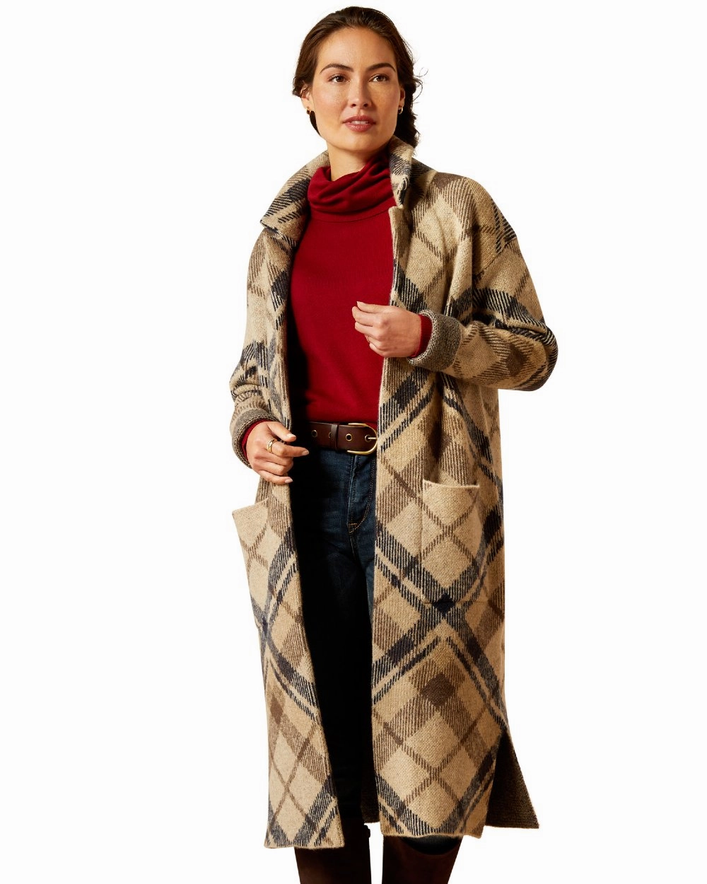 Cuffs Adjust Ariat Womens Ballston Cardigan