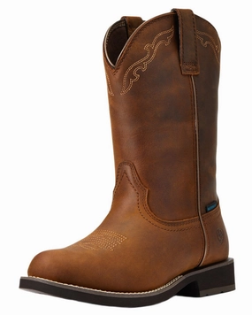 Non Marking Sole Ariat Womens Delilah Round Toe Waterproof Western Boots