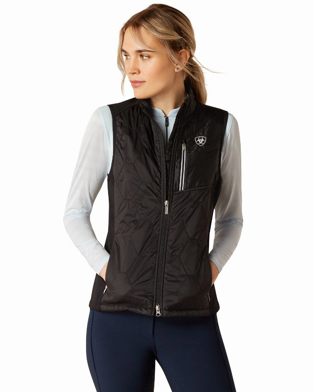 Ariat Womens Fusion Insulated Vest Wool blend