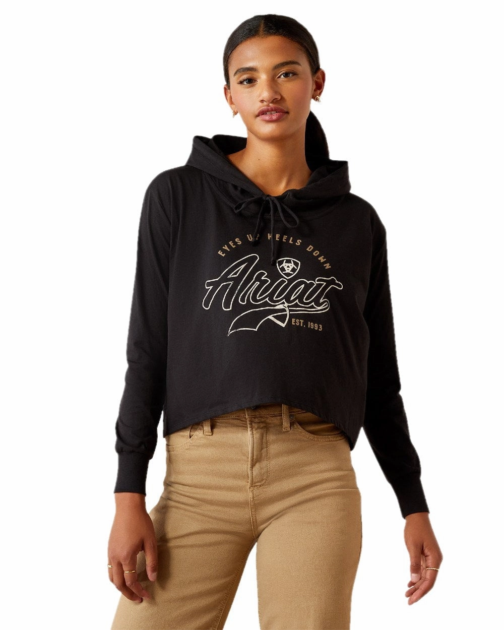 Smooth Finish stadium Ariat Womens Heels Down Hoodie T-Shirt