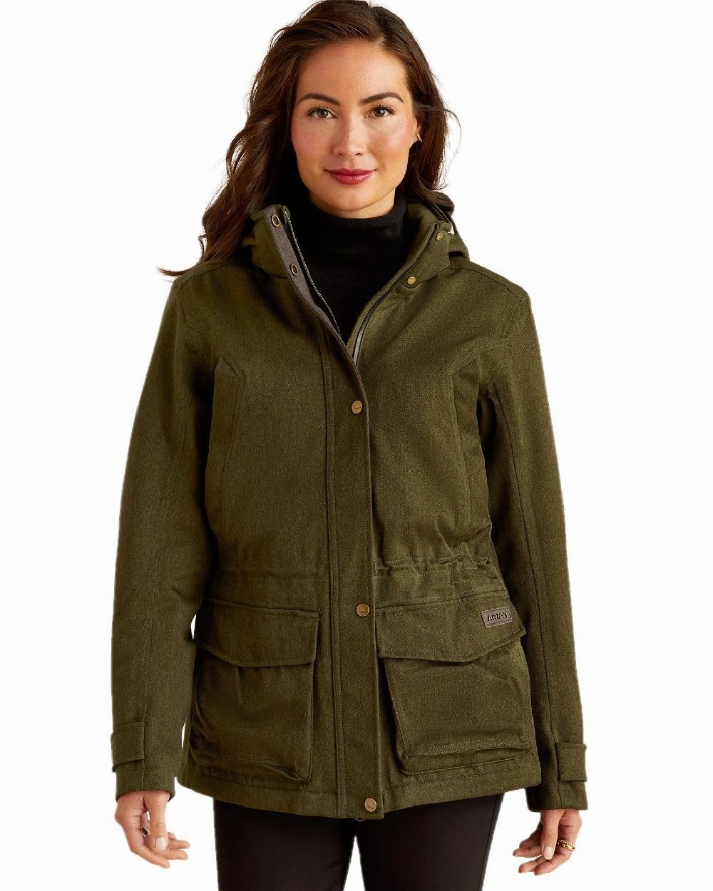Ariat Womens Rhodium Waterproof Insulated Parka Reinforced Shoulders High Performance Blend