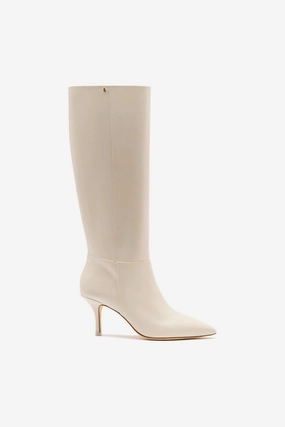 Kate Mid Boot In Ivory Leather Thermal Core Urban Traveler