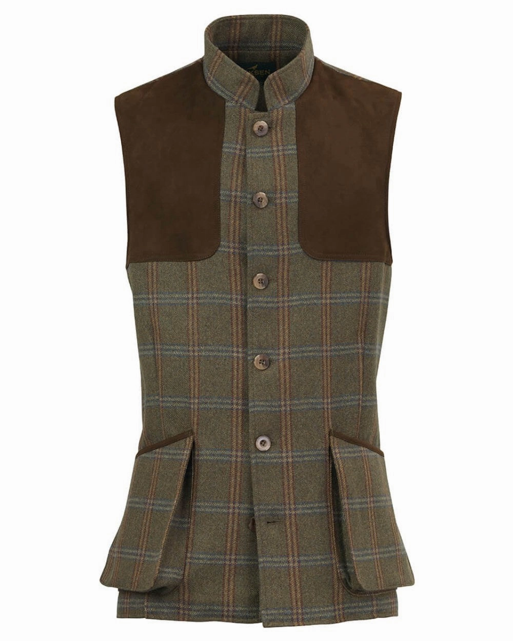 Laksen Chester Mulland Tweed Shooting Vest EcoFriendly Water Repellency Relaxed Daily Style