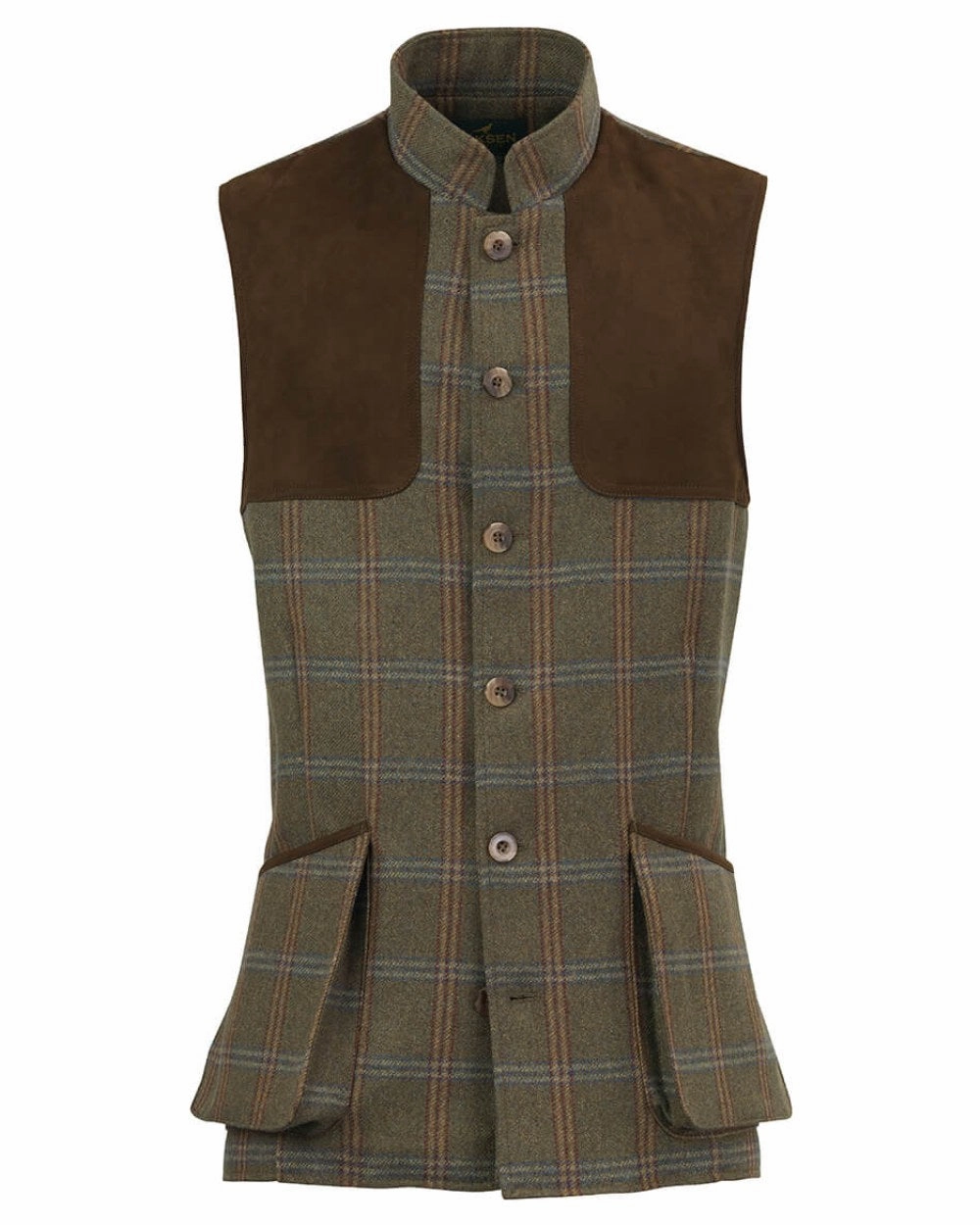Ergonomic Armhole Cut Laksen Chester Mulland Tweed Shooting Vest