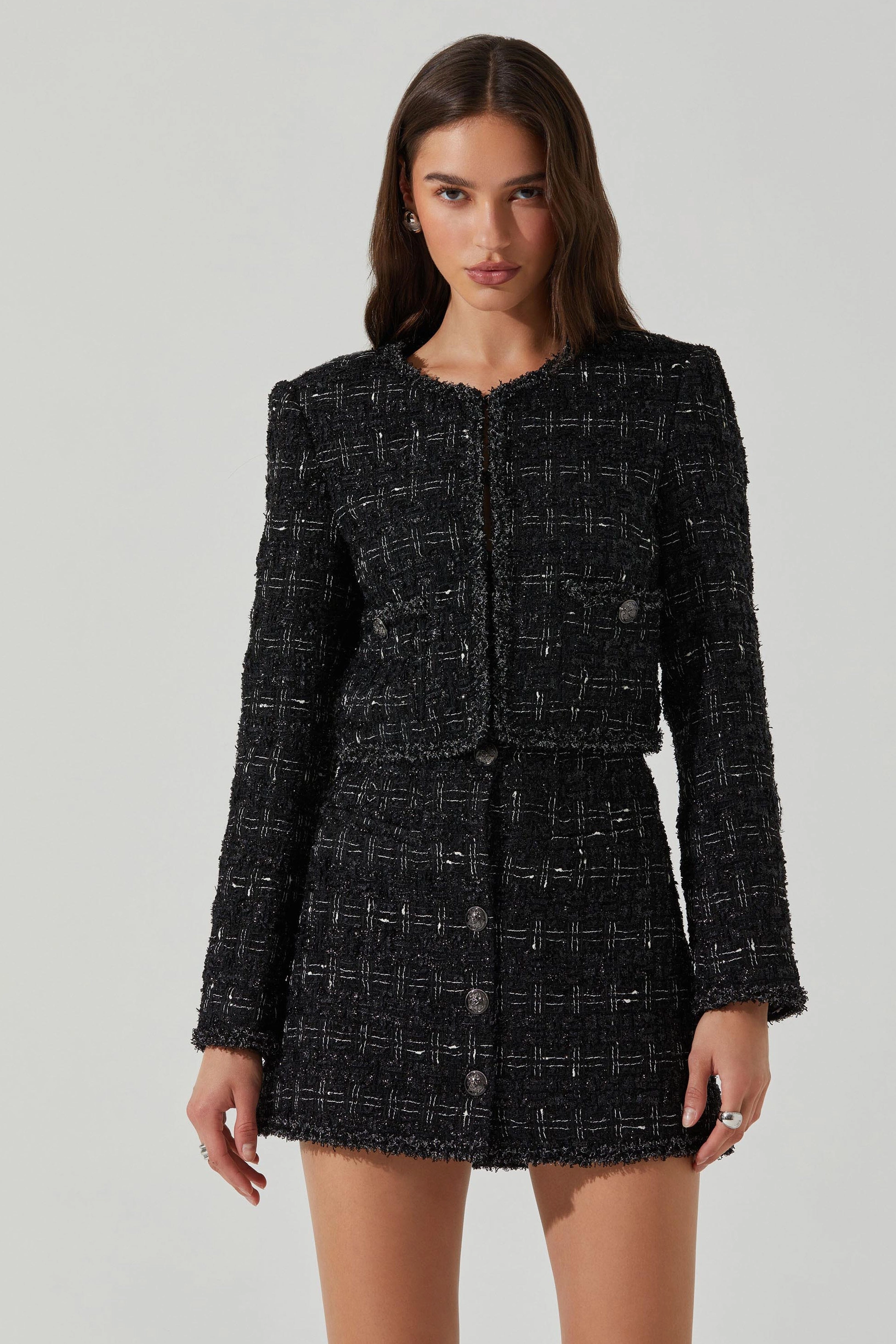 ASTR | Milena Jacket - Black Tapered Hem