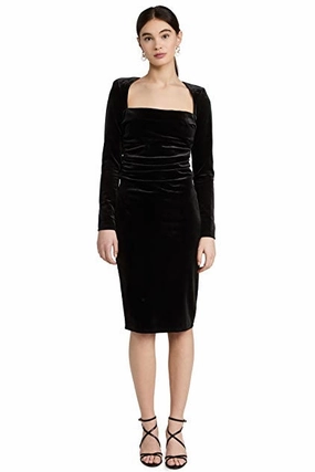 Comfortable Design Wear Jewel-Tone ASTR | Virginia Dress - Black