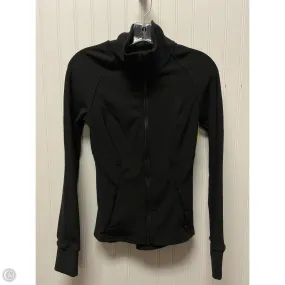 Touchscreen Compatible Cuffs Seamless Technology Athletic Jacket By 90 Degrees By Reflex In Black, Size: S