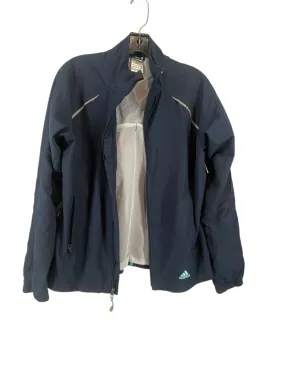 EcoFriendlyInsulation Athletic Jacket By Adidas In Blue, Size: M