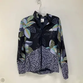 Athletic Jacket By Adidas In Floral Print, Size: M Classic Look Thermal Insulation