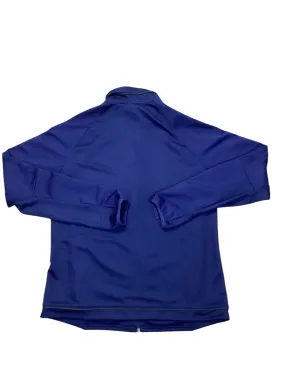 Athletic Jacket By Adidas In Navy, Size:L Button Fastenings