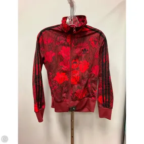 Urban Explorer Look Ventilated Panels Athletic Jacket By Adidas In Red, Size: S