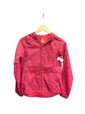 Athletic Jacket By Asics In Red, Size: Xs Compression Fit