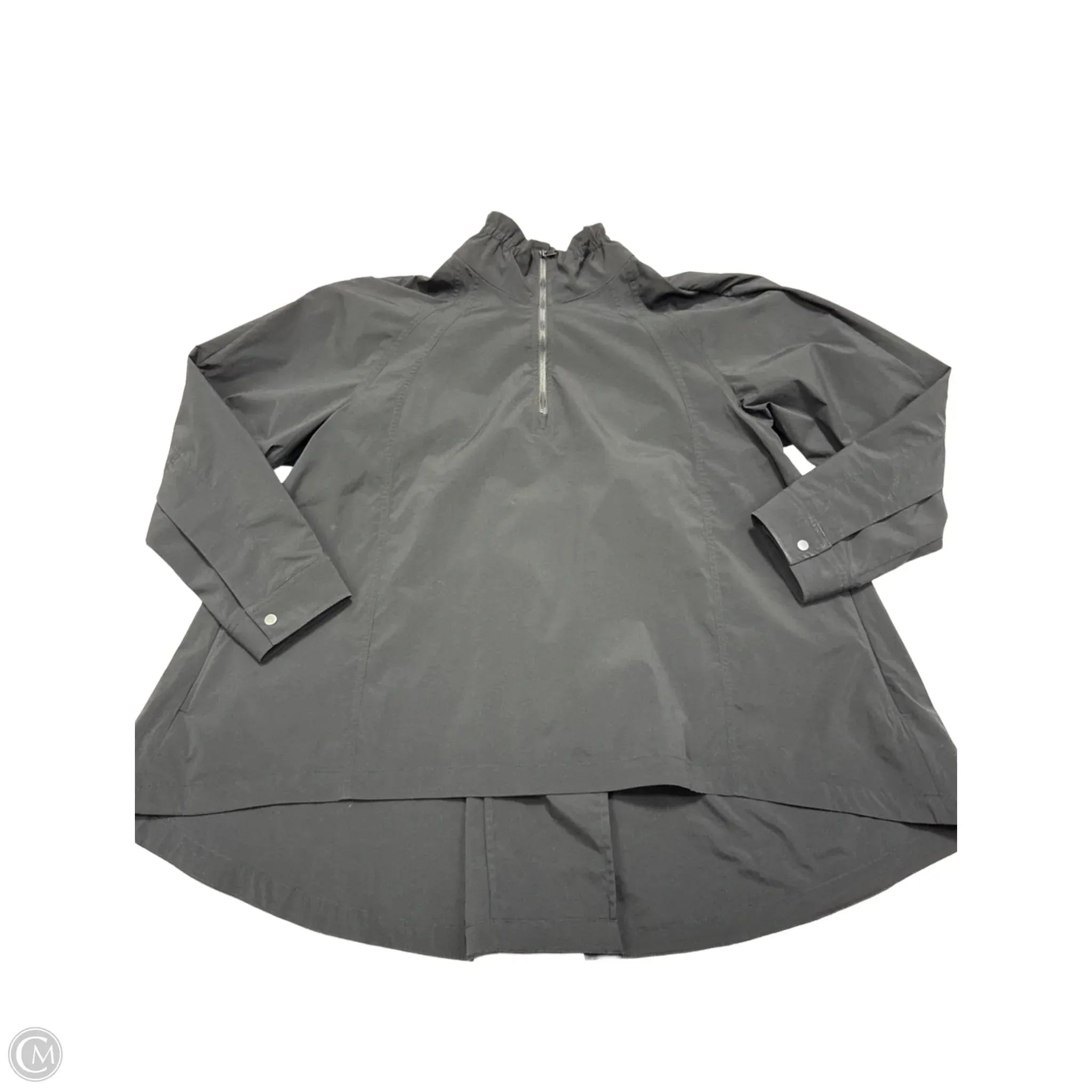 Lightweight Packability Odor Control Fibers Athletic Jacket By Athleta In Black, Size: L