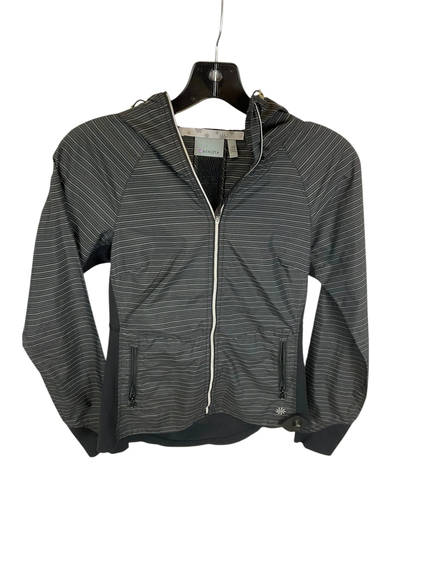 Wrinkle resistant fabric Athletic Jacket By Athleta In Black, Size: Xxs