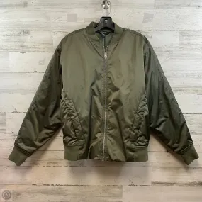 Non Bulky Insulation Tech Athletic Jacket By Athleta In Green, Size: M