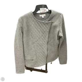 Water Repellent Coating Ventilation Panels Athletic Jacket By Athleta In Grey, Size: M