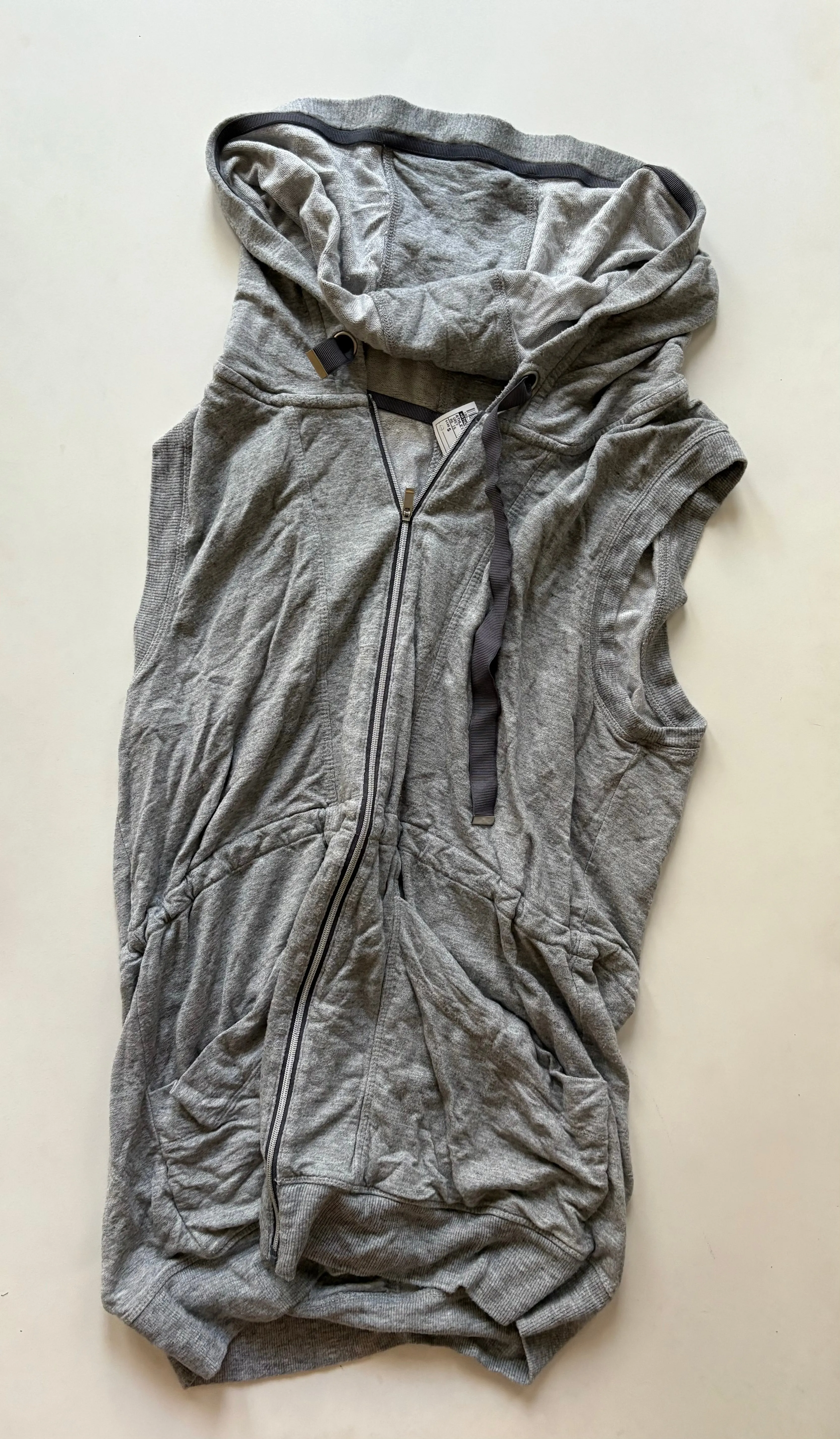Stretchable Fabric Storm Ready Gear Athletic Jacket By Athleta In Grey, Size: S