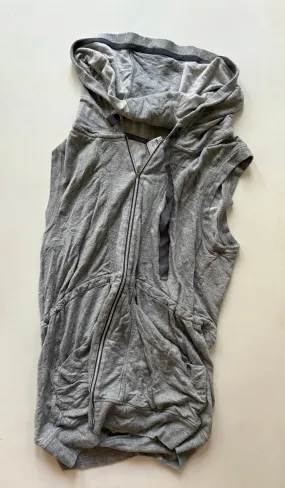 Stretchable Fabric Storm Ready Gear Athletic Jacket By Athleta In Grey, Size: S