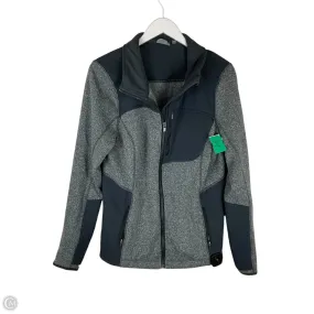 Subtle Layers Microfiber texture Athletic Jacket By Athleta In Grey, Size: Xl