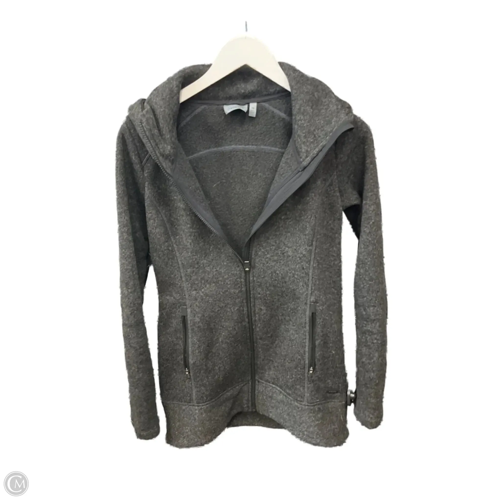 Lightweight Shell Wind Chill Protection Athletic Jacket By Athleta In Grey, Size: Xs