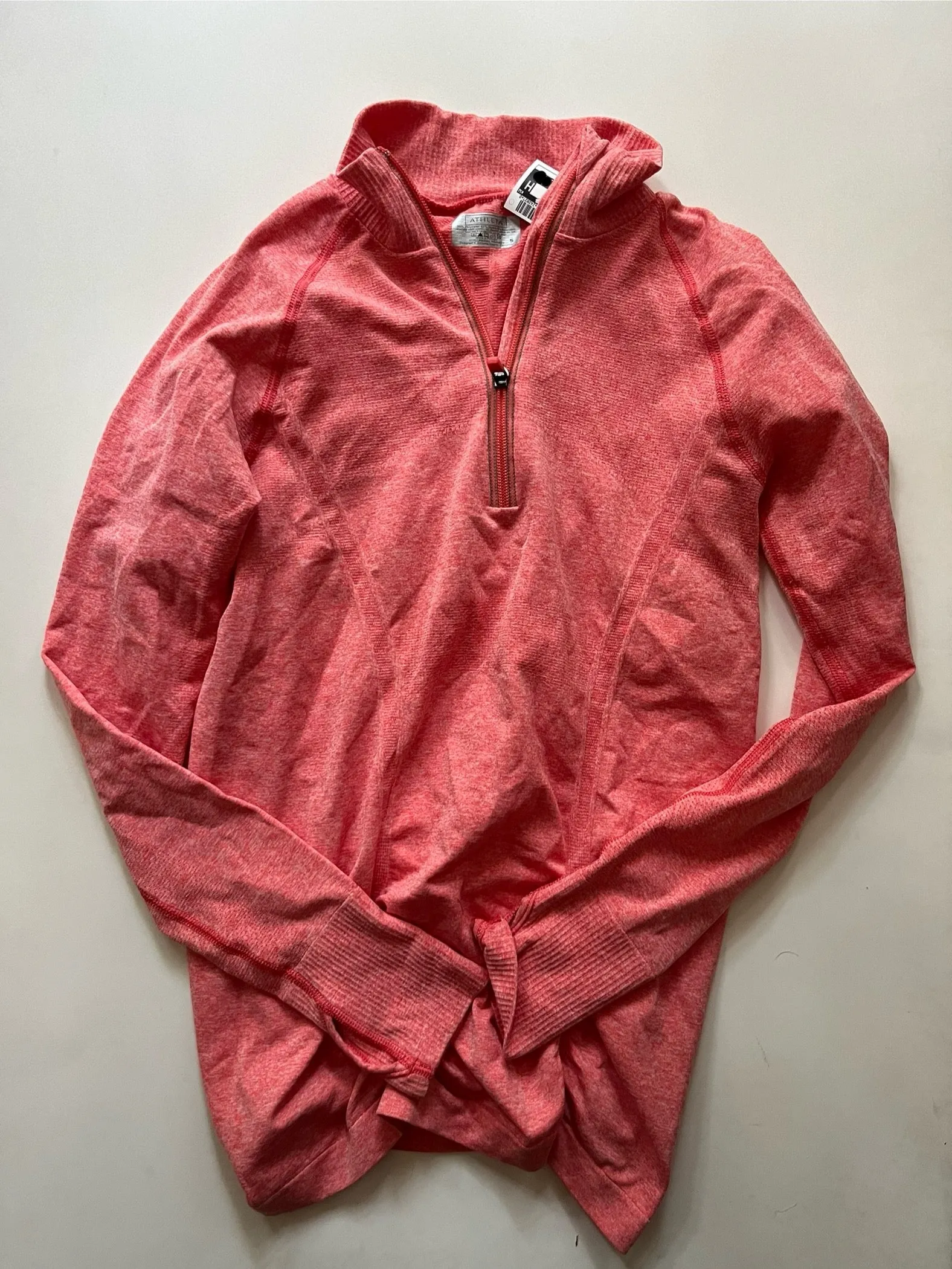 Athletic Jacket By Athleta In Orange, Size: S Climate Adaptive Design